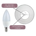 Ver imagem 3 de Cúpula Clássica Cônica Luminária 11x8x11cm Tecido Algodão Ref 01