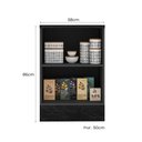 Ver imagem 2 de Balcão 1 Porta (com Tampo) 80cm Etna Grafite - Ssx Multicoisas