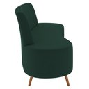 Ver imagem 6 de Sofá 2 Lugares para Sala Living 135cm Pés Palito Tamar K04 Veludo Verde - Mpozenato