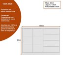 Ver imagem 5 de Conjunto Infantil Guarda Roupa e Cômoda Jade 3 Portas Giratória 4 Gavetas MDF Branco Sal Movelaria