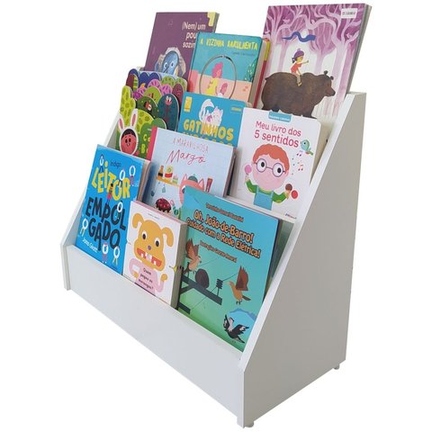 Expositor Montessoriano para Livros e Revistas Infantil 100% Mdf