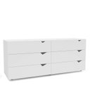 Ver imagem 4 de Cômoda Organizadora 150cm com 6 Gavetas 240821 Linha Porto Politorno