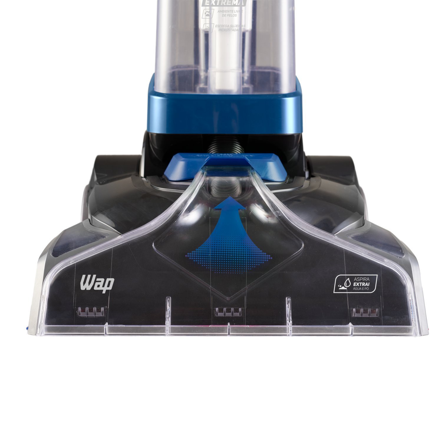 Extratora e Higienizadora Vertical WAP Power Cleaner PRO Sofás Tapetes e Carpetes 220V Azul - 17