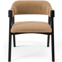 Ver imagem 3 de Kit 4 Cadeiras Sala de Jantar Estar Living Estofada Suran L02 Preto Bouclê Mostarda - Lyam Decor