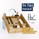 Ver mais imagens de Guarda-Roupa Casal com Espelho 3 Portas de Correr Muriqui CabeCasa MadeiraOriginals