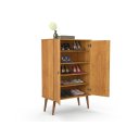 Ver imagem 3 de Sapateira Multiuso Sp Estilo Retrô 2 Portas Cor Cinamomo