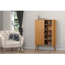 Ver imagem 2 de Sapateira Multiuso Sp Estilo Retrô 2 Portas Cor Cinamomo