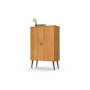 Ver imagem 1 de Sapateira Multiuso Sp Estilo Retrô 2 Portas Cor Cinamomo