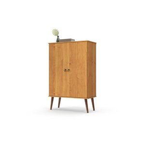 Sapateira Multiuso Sp Estilo Retrô 2 Portas Cor Cinamomo