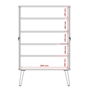 Ver imagem 5 de Sapateira Multiuso Sp Estilo Retrô 2 Portas Cor Cinamomo
