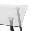 Ver imagem 4 de Mesa de Jantar Moderninha em Aço Cor Preta 120cm - 51847