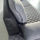 Ver imagem 7 de Sofá 3 Lugares 1,95m Potenza Bom Pastor Linho Cinza/preto