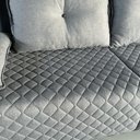 Ver imagem 4 de Sofá 3 Lugares 1,95m Potenza Bom Pastor Linho Cinza/preto