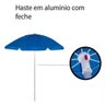 Guarda Sol Gigante Articulado Ombrelone Proteçao Uv Ultra Violeta Verao Piscina Praia Reforçado - 6