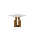 Ver imagem 1 de Mesa de Jantar Redonda 1,10 Nuance - Domus Móveis