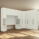 Ver imagem 2 de Quarto Casal Modulado Completo 7 Pecas Seletto Areia Henn