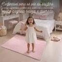Ver imagem 2 de Tapete Milano Soft Rosa Bebê Infantil Menina:1,00x1,50 Retangular