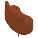 Ver imagem 7 de Sofá 2 Lugares para Sala Living 135cm Pés Palito Korah K04 Bouclê Terracota - Mpozenato