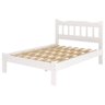 Cama Casal New Perola Madeira Maciça Cor Branco - 1