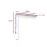 Kit 24 Mão Francesa Ferro Reforçada Suporte 20Cm Kit Fixação - 2
