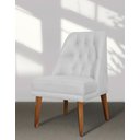 Ver imagem 2 de Kit 2 Cadeiras de Jantar Bela Suede Branco Suede Branco