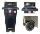 Ver imagem 6 de Lixeira Grande Coletora 120 Litros com Pedal Rodas Antares