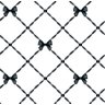 Papel de Parede - Laço Preto Decorisi - 1