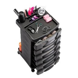 Carrinho Beauty Care Dompel Preto - 6