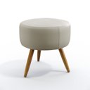 Ver imagem 3 de Kit 2 Poltronas Namoradeira Vega e Puff Solar Courino Bege Aradecor