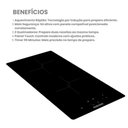 Ver imagem 5 de Cooktop de Indução Itatiaia Midi 2Q 2 Bocas Embutido Digital Touch Preto 110V
