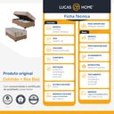 Ver imagem 7 de Cama Box Baú com Colchão de Molas Ensacadas Ortobom Airtech Solteiro 88cm