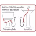 Ver imagem 3 de Ducha Higiênica Banheiro Metal Cromada Acionamento 1/4 Volta