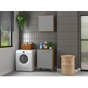 Ver imagem 1 de Kit para Lavanderia Aéreo 1p e Balcão 1p 600 Esmeralda:cinza