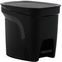 Ver imagem 1 de Lixeira com Tampa Pedal 7l Tramontina Compact Plástico Preto Cesto de Lixo para Casa
