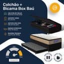 Ver imagem 5 de Cama Box Baú com Colchão Gazin de Molas Ensacadas Pillow Top Air Pro + Auxiliar de Espuma Solteiro