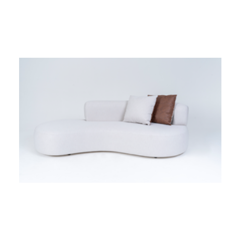 Sofá Cuore - Linho - 2,60m - Branco - Yomp