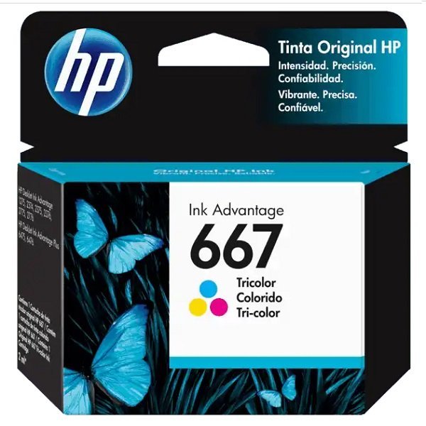 Cartucho HP 667 Colorido 3YM78AB é boa?