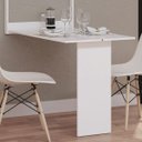 Ver imagem 5 de Mesa Dobrável Retrátil de Parede 100x64 Branco