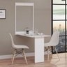 Mesa Dobrável Retrátil de Parede 100x64 Branco - 1