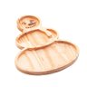Petisqueira Boneco De Neve Em Madeira Pinus 30X 22X 1,6 - 1