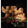 Petisqueira Boneco De Neve Em Madeira Pinus 30X 22X 1,6 - 3
