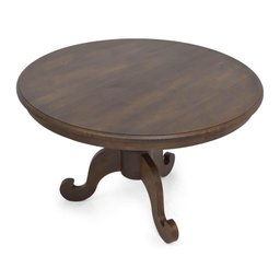 Mesa Redonda de Madeira 4 lugares 120x120cm - Troia - 3