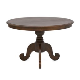 Mesa Redonda de Madeira 4 lugares 120x120cm - Troia - 2