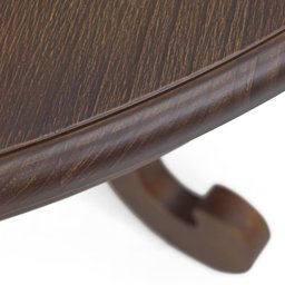 Mesa Redonda de Madeira 4 lugares 120x120cm - Troia - 6