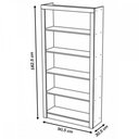 Ver imagem 3 de Estante para Livros Branco - Pnr Móveis