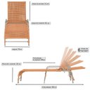 Ver imagem 3 de Espreguiçadeira Corda Náutica em Alumínio para Piscina Edícula Catar