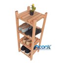 Ver imagem 1 de Estante Modular 4 Prateleiras Madeira Maciça 90x34x30 Cm sem Pintura Neonx