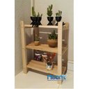 Ver imagem 3 de Estante Modular 4 Prateleiras Madeira Maciça 90x34x30 Cm sem Pintura Neonx