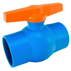 Registro Esfera Roscavel 2 Polegadas Irrigação Azul Viqua
