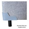 Base Box com Baú Casal Linho Cinza 1,38 X 1,88 Reforçada - 8